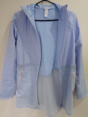 Ivivva Rain jacket Youth Girl Y14 Light purple More of Wind Breaker NWOT